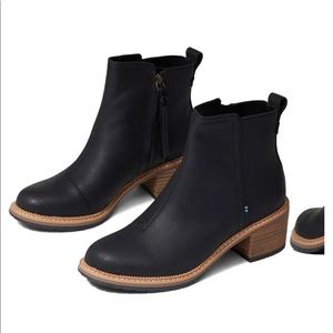 TOMS Marina Black Booties
